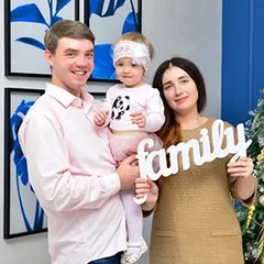 Юлия на новогодней фотосессии
